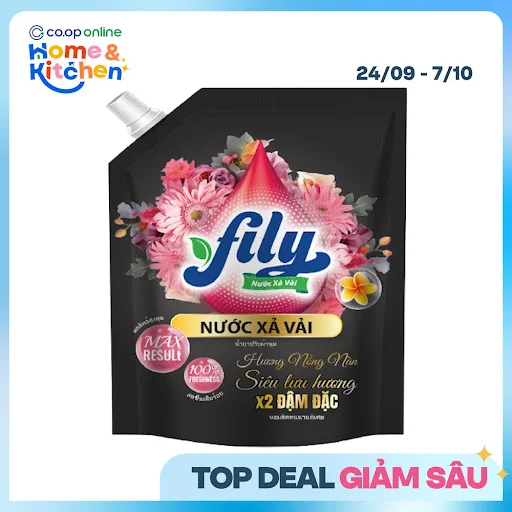 Nước Xả Vải Fily Hương Nồng Nàn 3.2L
