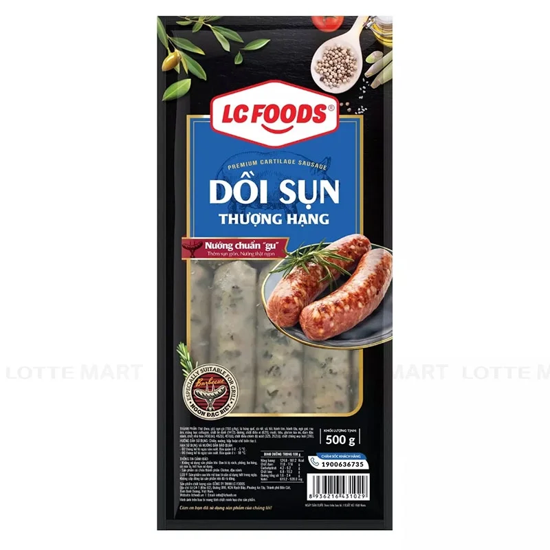 Dồi Sụn LC Foods Gói 500g