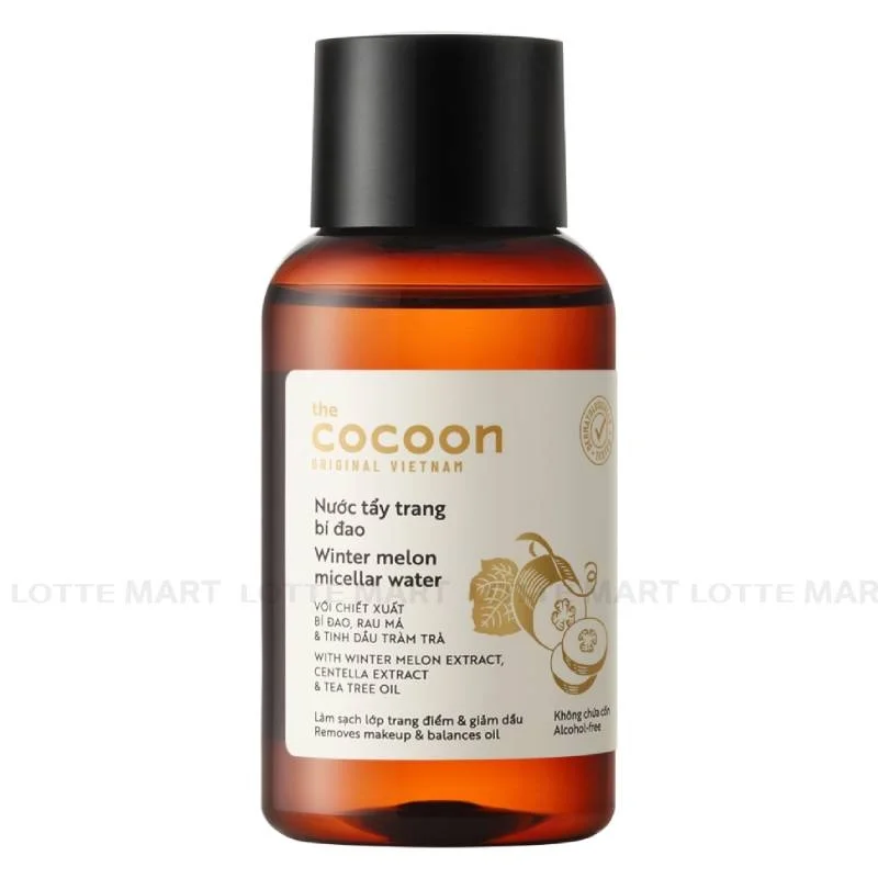 Nước Tẩy Trang Cocoon Chiết Xuất Bí Đao Làm Sạch và Giảm Dầu 140ml