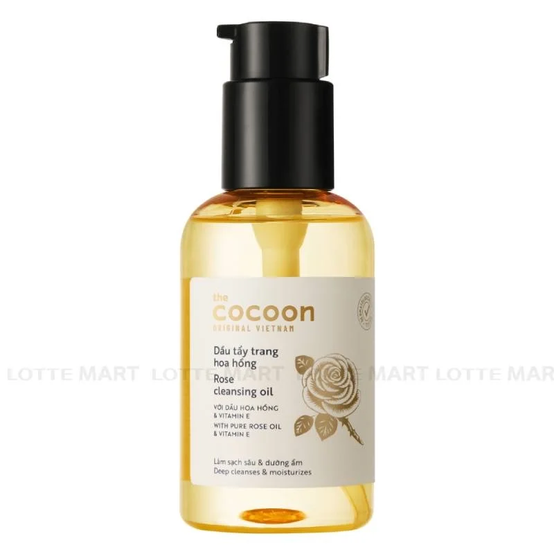Dầu Tẩy Trang Cocoon Chiết Xuất Hoa Hồng Chai 140ml