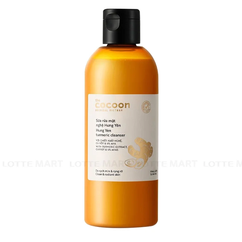 Sữa Rửa Mặt Cocoon Chiết Xuất Nghệ Hưng Yên 310ml