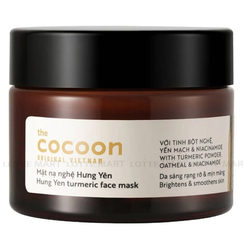 Mặt Nạ Cocoon Chiết Xuất Nghệ Hưng Yên Giúp Da Rạng Rỡ Mịn Màng 30ml
