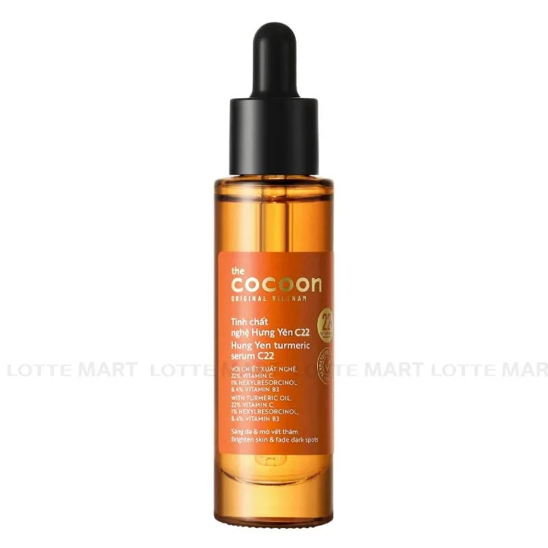 Tinh Chất Cocoon Chiết Xuất Nghệ Hưng Yên C22 Sáng Da Chuyên Sâu 30ml