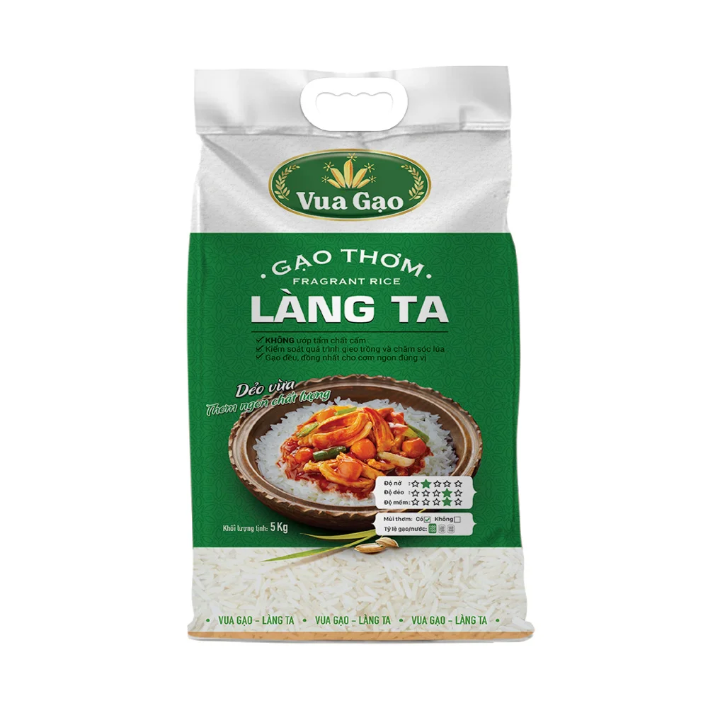 Gạo Thơm Làng Ta Vua Gạo 5kg