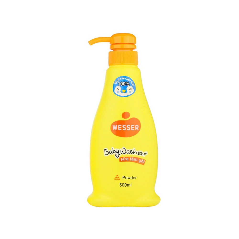 Sữa Tắm Gội Wesser Hương Phấn 500ml