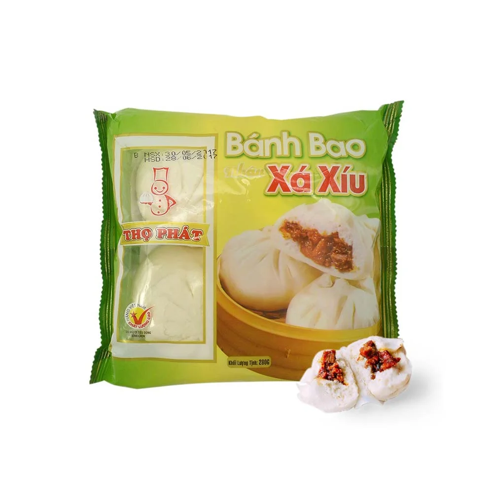 Bánh Bao Nhân Xá Xíu Thọ Phát Gói 280g