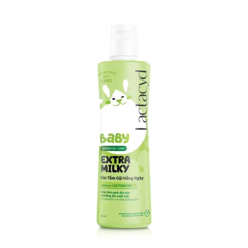 Sữa Tắm Gội Lactacyd Baby Milky 250ml