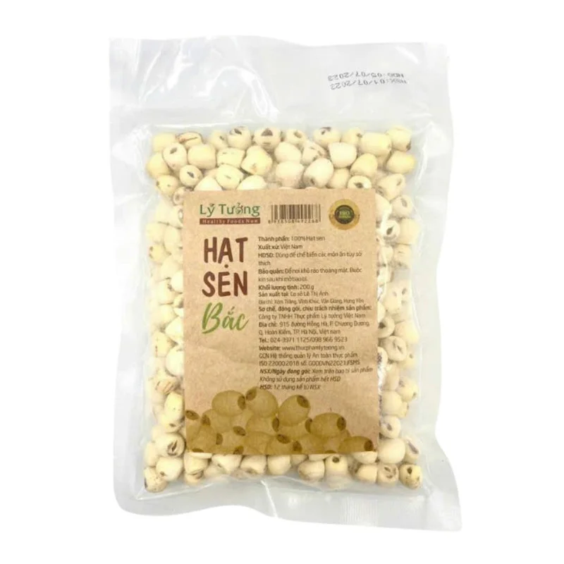 Hạt Sen Bắc Khô Lý Tưởng 200g