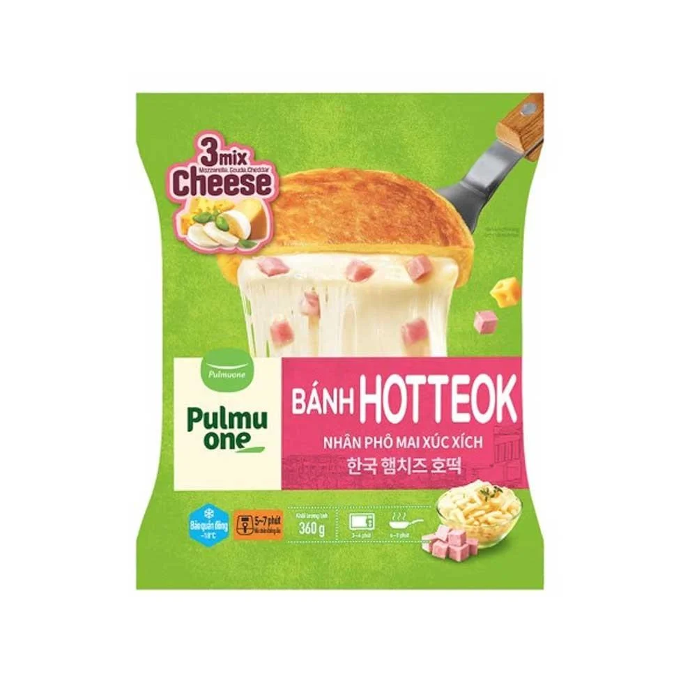Bánh Hotteok Phomai Xúc Xích Pulmuone 360g