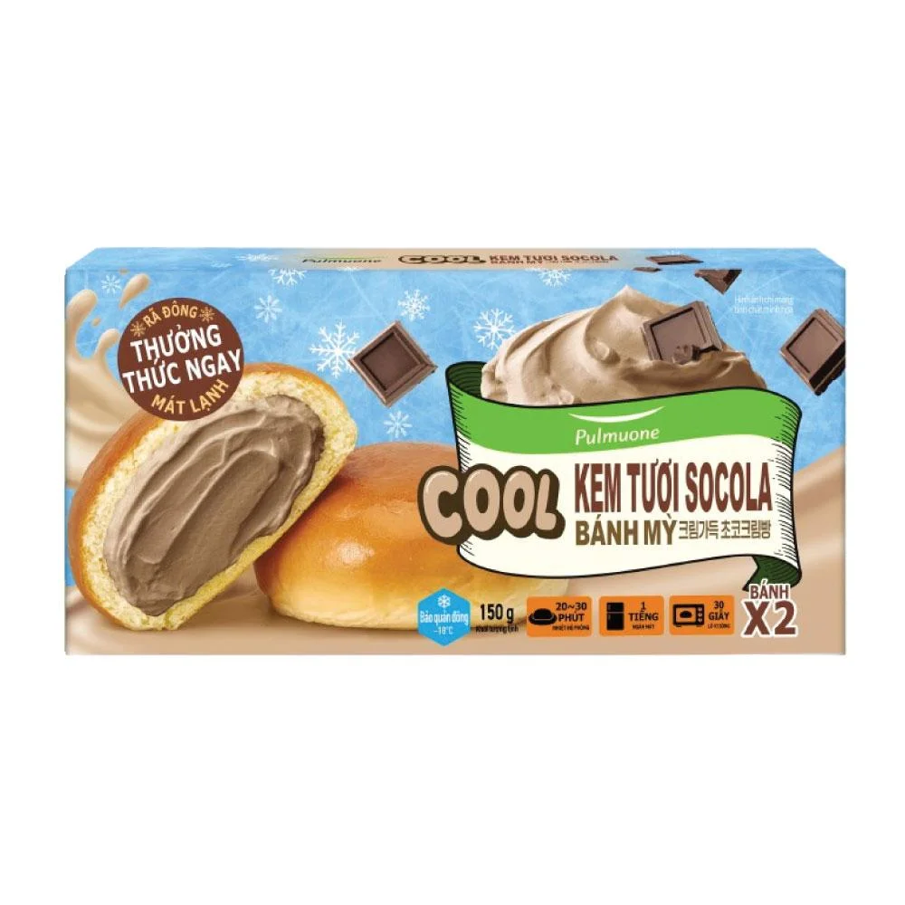 Bánh Mì Kem Socola Pulmuone 2x75g