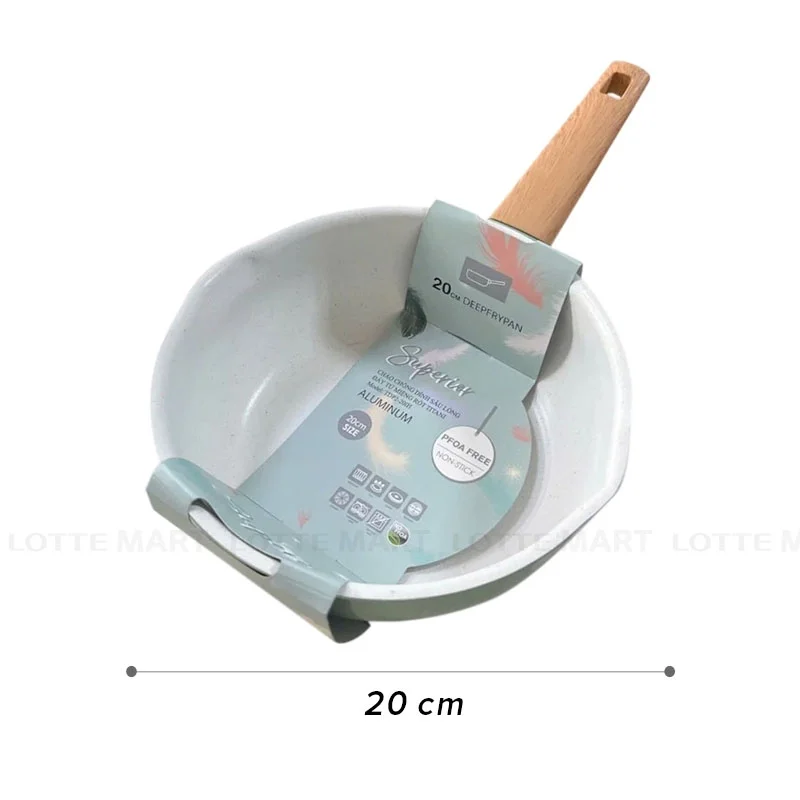 Chảo Inox 430 Đáy Từ Chống Dính Titani TDP2-20IH 20cm