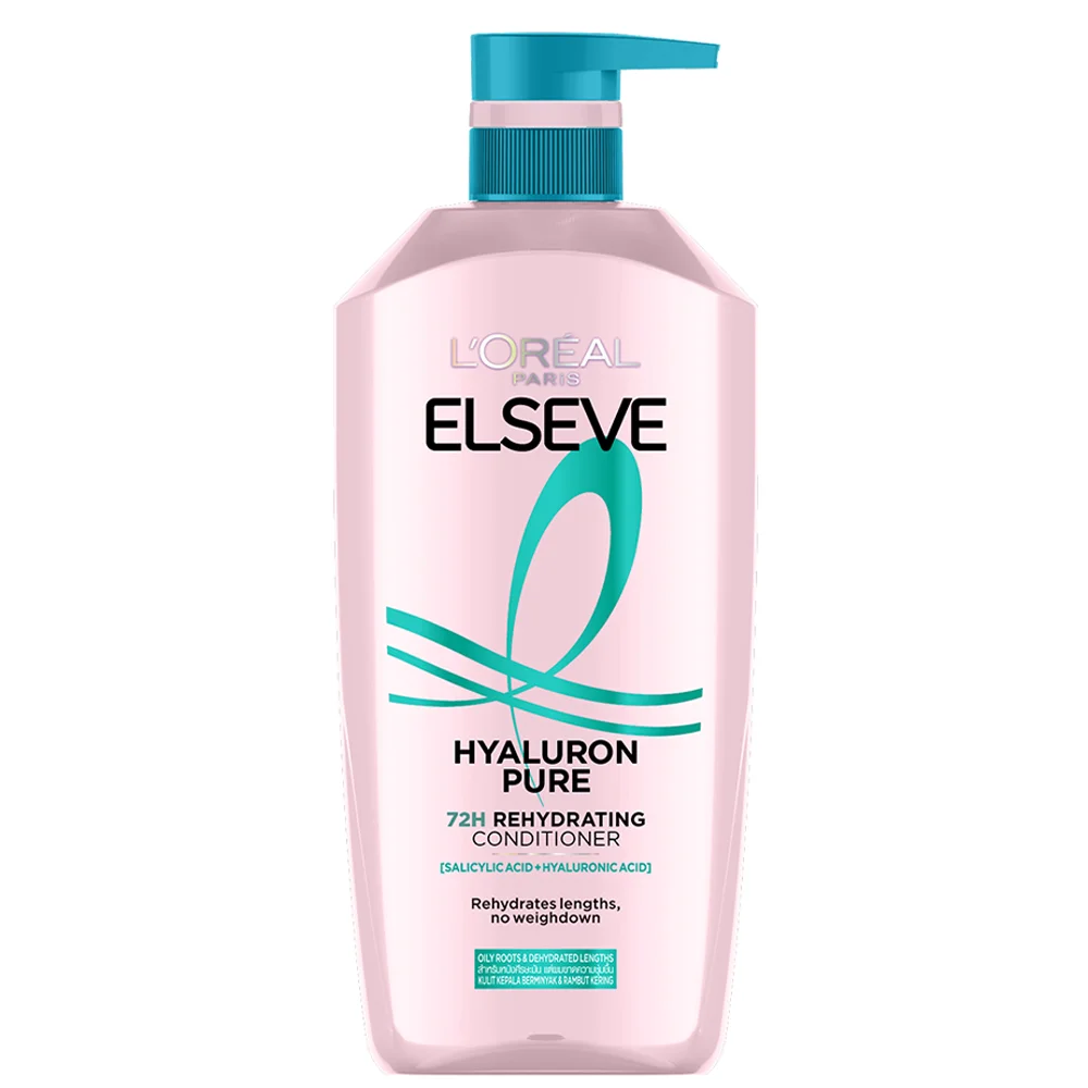 Dầu Xả L'Oréal Paris Elseve Sạch Nhờn và Dưỡng Ẩm 72h 375ml