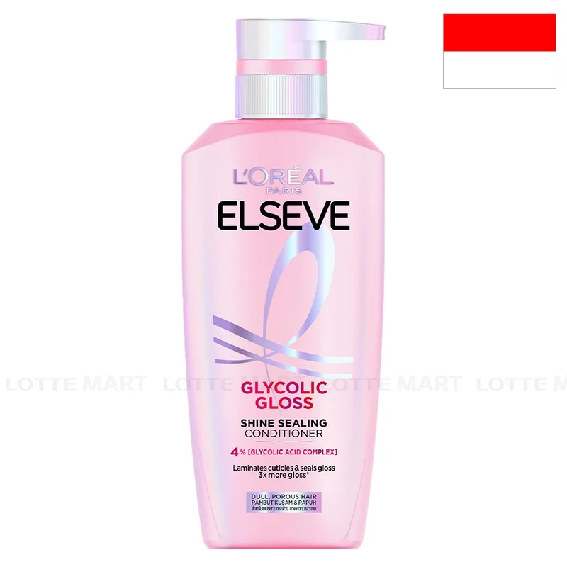 Dầu Xả L'Oréal Paris Elseve Glycolic Gloss Shine Sealing 375ml
