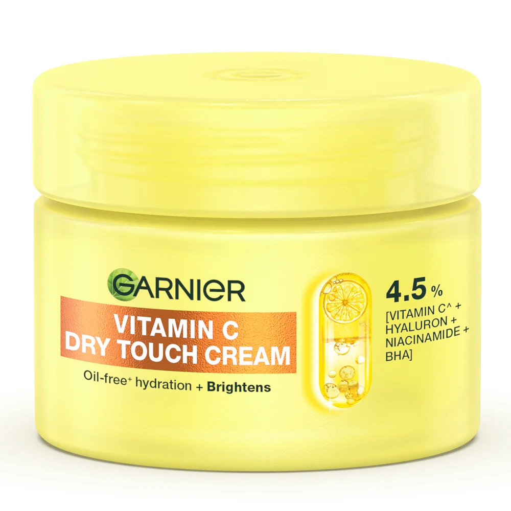 Kem Dưỡng Da Garnier Vitamin C Dry Touch 50ml