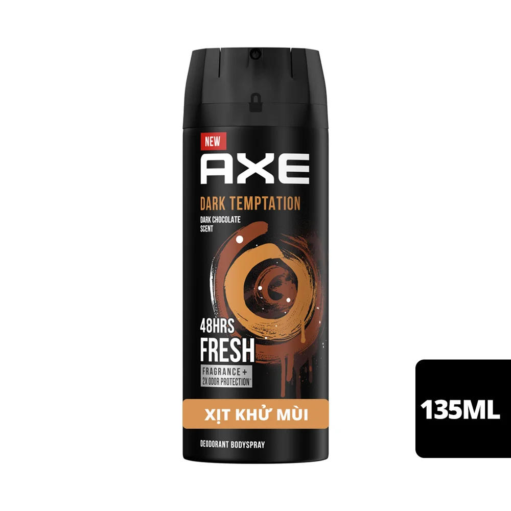 Xịt Ngăn Mùi Dành Cho Nam Axe Hương Nước Hoa Dark Temptation Chai 135ml
