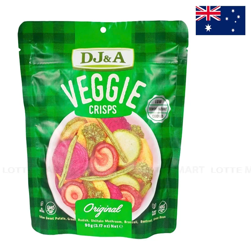 Snack Rau Củ Chiên Giòn Dj&a Vị Nguyên Bản 90g