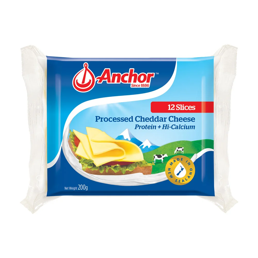 Phô Mai Anchor Lát Cheddar Gói 200g