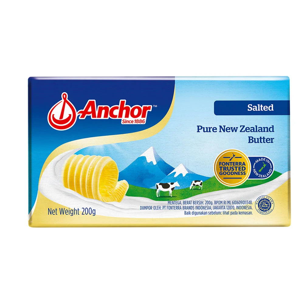 Bơ Mặn Anchor Miếng 200g