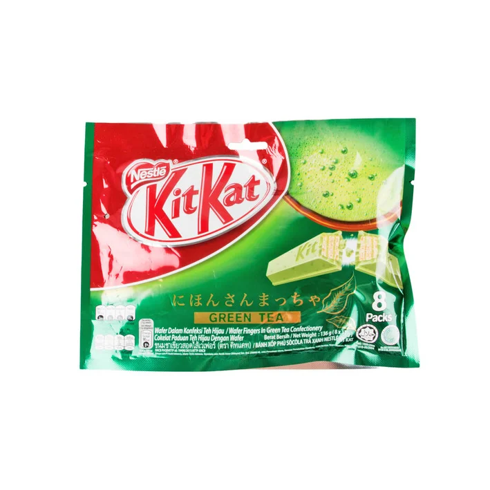 Socola KitKat Vị Trà Xanh 136g (17g x 8 Thanh)