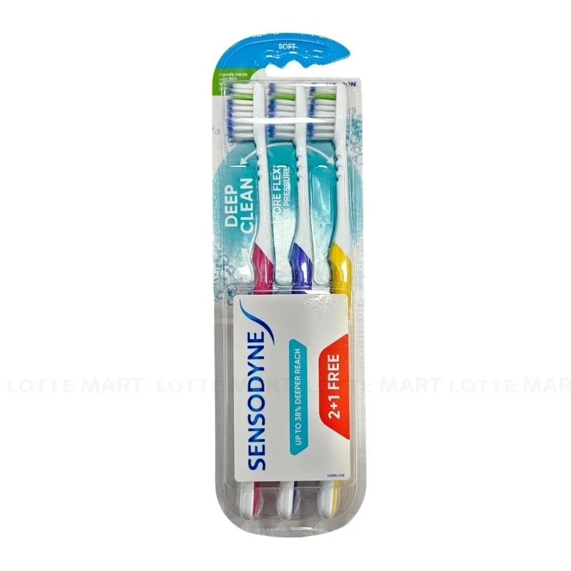 Bàn Chải Đánh Răng Sensodyne Deep Clean Soft (Bộ 2+1 Giao Màu Ngẫu Nhiên)